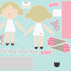 Goldie - Doll Fabric