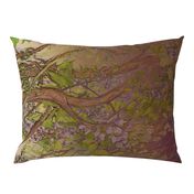 Wisteria Warbler Border Print