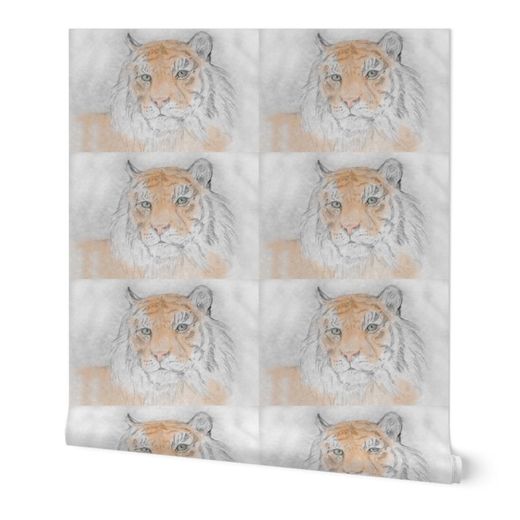 Tiger, Tinted (Sized for Linen)