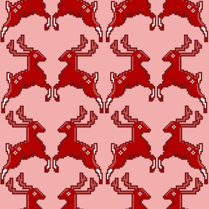 Pixel Deer Pink