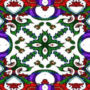 wycinanka_peacock_seamless_print_flat_007