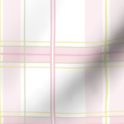 Rosemary Tartan in sorbet pink