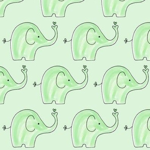 Spring Green Elephant