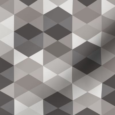 Hexagon in gray
