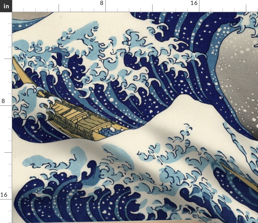 Great Wave off Kanagawa 42w 29h repeat