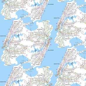 NYC Subway map repeat