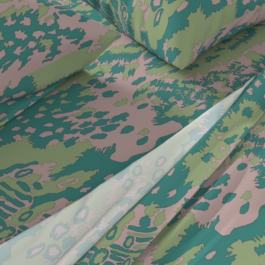 Palm Leaf Camo Alternate Spring Colors