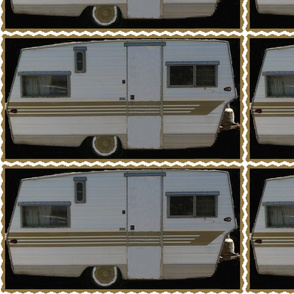 Trailer with tan border