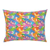 Laughing Hippos - Bright Colours
