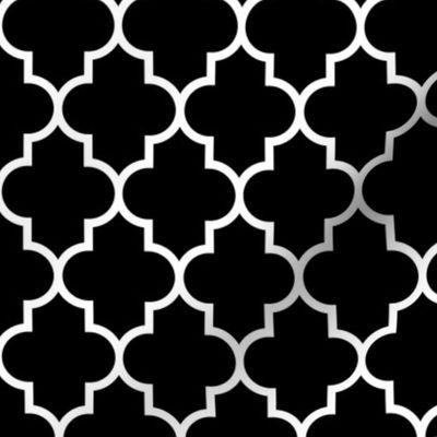 quatrefoil MED black