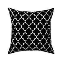 quatrefoil MED black