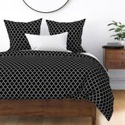 quatrefoil MED black