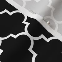 quatrefoil MED black