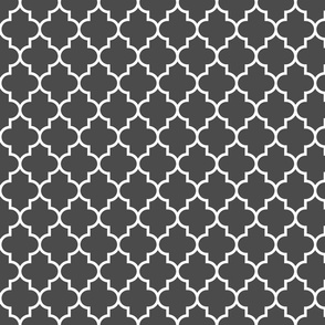 quatrefoil MED dark grey