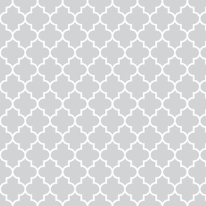 quatrefoil MED light grey