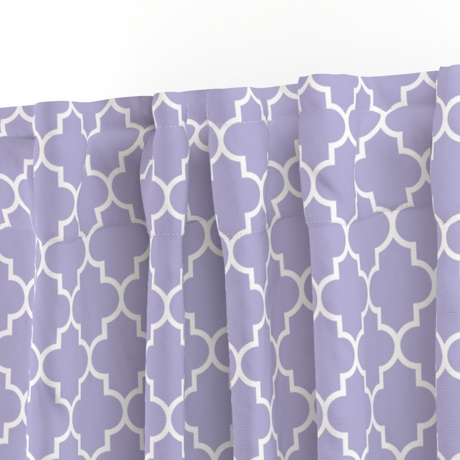 quatrefoil MED light purple