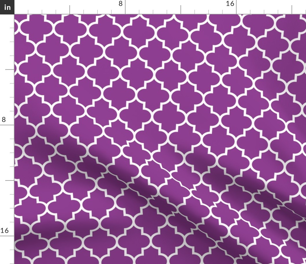 quatrefoil MED grape