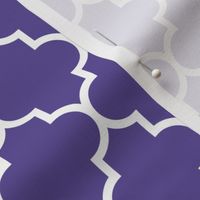 quatrefoil MED purple