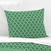 quatrefoil MED kelly green