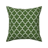 quatrefoil MED hunter green