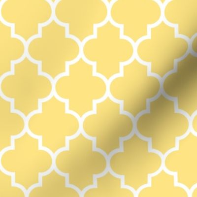 quatrefoil MED sunshine yellow