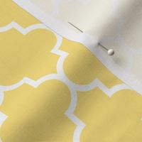 quatrefoil MED sunshine yellow