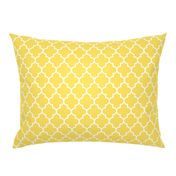 quatrefoil MED butter yellow