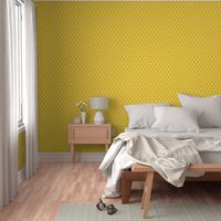 quatrefoil MED mustard yellow