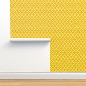 quatrefoil MED mustard yellow