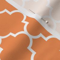 quatrefoil MED tangerine