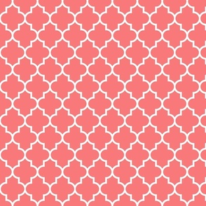 quatrefoil MED coral