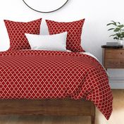 quatrefoil MED dark red