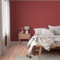 quatrefoil MED dark red