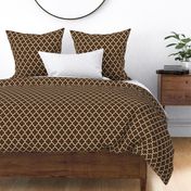 quatrefoil MED brown