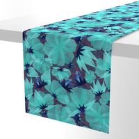 floral meadow lucid blue