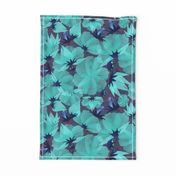 floral meadow lucid blue