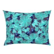 floral meadow lucid blue