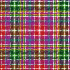 Waggrall family tartan, 9" c. 1800 from Wilson's of Bannockburn