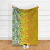 Yellow Poppies- border print