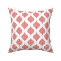 Small Scale Lela Ikat in Coral