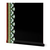 Folkloric Floral Lily Border