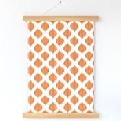 Small Scale Lela Ikat in Tangerine