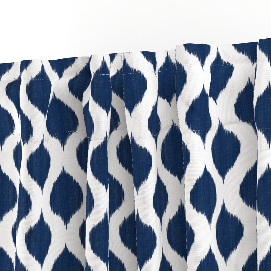  Small Scale Lela Ikat in Navy