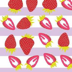 strawberries with stripes (two directional)