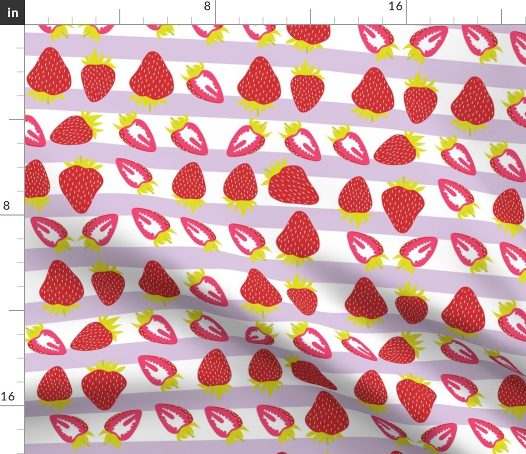 strawberries with stripes (two directional)