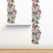 Hydrangea Border Print