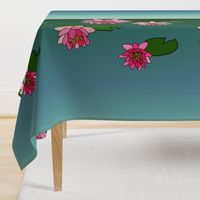 Ombre Water Lily Border