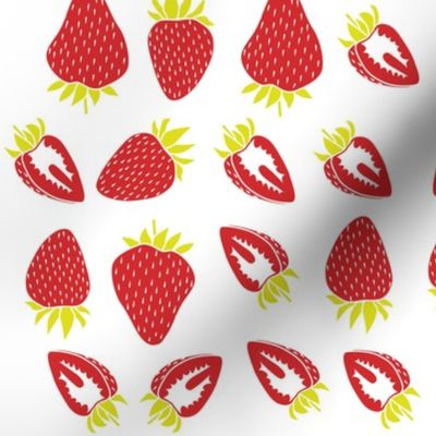 strawberries (no background)