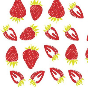 strawberries (no background)