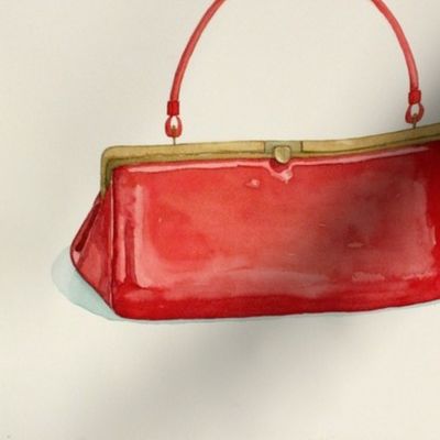 Vintage Red Handbag